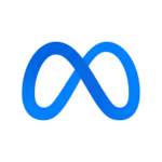Here's an alt tag for the image: Blue infinity symbol logo.